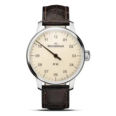 MeisterSinger N°01 AM3303 - Tmavě hnědý kožený řemínek