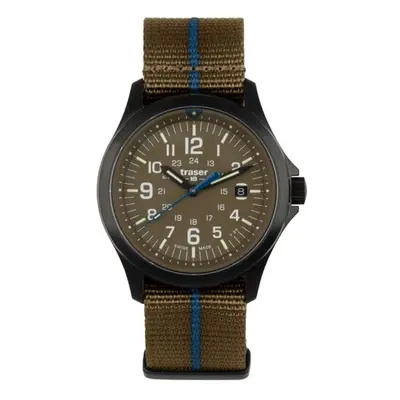 Traser P67 Officer Pro Khaki Nato s pruhem