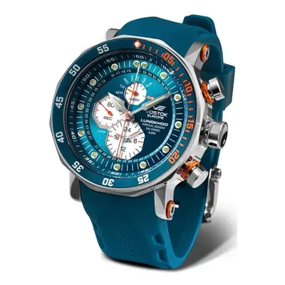 Vostok Europe Lunochod-2 Multifuncional Line YM86-620A636 - Bílý silikonový řemínek