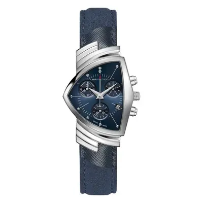 Hamilton Ventura Blue Chrono Quartz H24432941