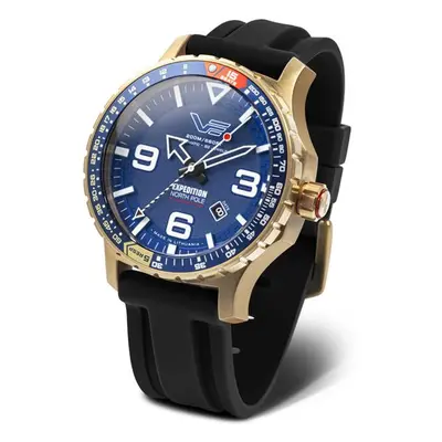 Vostok Europe Expedition North Pole Pulsometer Automatic Line YN55-597B730S - Černý silikonový ř