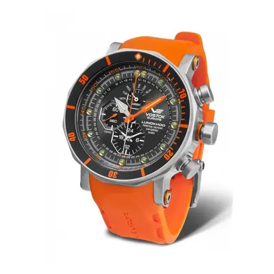 Vostok Europe Lunochod-2 Multifuncional Line YM86/620A506 - Oranžový silikonový řemínek