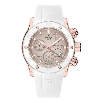 EDOX CO-1 Chronolady Quartz Chronograph 10255-37RBCABBE