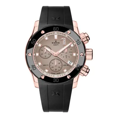 EDOX CO-1 Chronolady Quartz Chronograph 10255-37RCABRDR