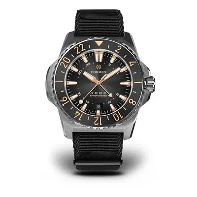 Formex Reef GMT Automatic Chronometer Black Dial with Rose Gold