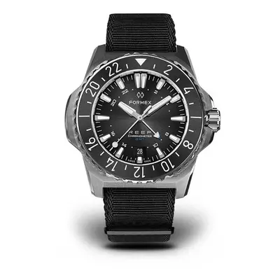 Formex Reef GMT Automatic Chronometer Black Dial with Blue GMT