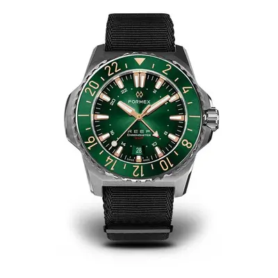 Formex Reef GMT Automatic Chronometer Green Dial with Rose Gold