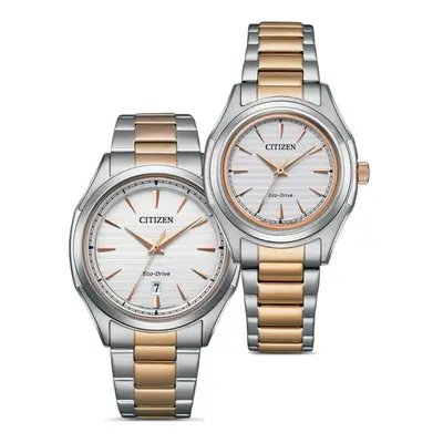 SET Citizen Eco-Drive Classic AW1756-89A a FE2116-85A