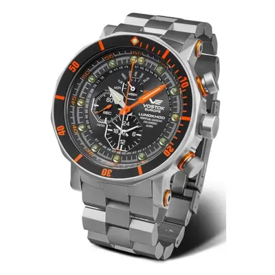 Vostok Europe Lunochod-2 Multifuncional Line YM86-620A506B - Náhradní černý silikonový řemínek