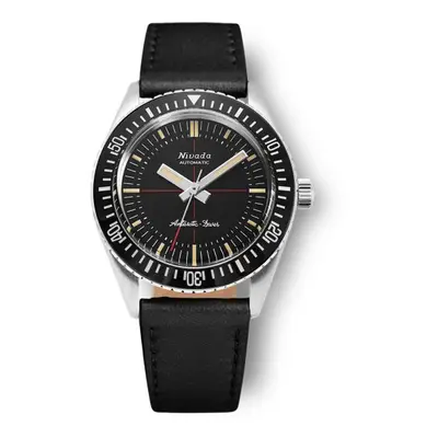 Nivada Grenchen Antarctic Diver 32044A17 - Black Leather