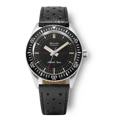 Nivada Grenchen Antarctic Diver 32044A17 - Black Racing strap