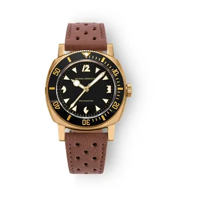 Nivada Grenchen Depthmaster Bronze - Brown Racing Strap