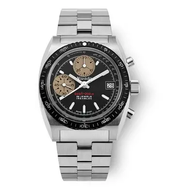 Nivada Grenchen Chronosport White Automatic - Chronosport Bracelet