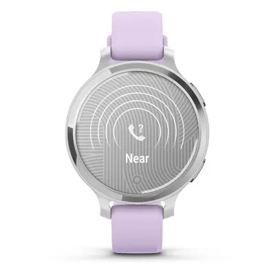 Garmin Lily® 2 Active Silver / Purple Jasmine Silicone Band 010-02891-01