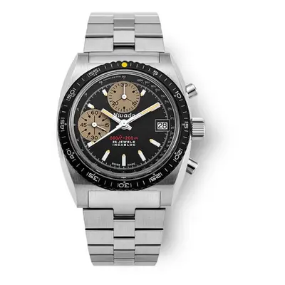 Nivada Grenchen Chronosport Yellow Automatic - Chronosport Bracelet