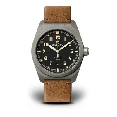 Formex Field Automatic Charcoal Leone Bolgheri Leather Strap 0660.1.6523.723