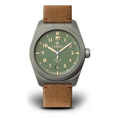 Formex Field Automatic Sage Green Leone Bolgheri Leather Strap 0660.1.6503.723