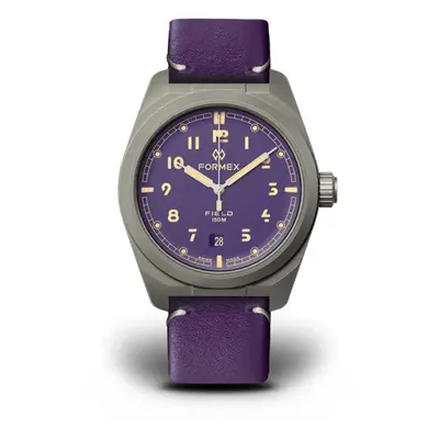 Formex Field Automatic Ultra Violet Bolgheri Violet Leather Strap 0660.1.6593.799