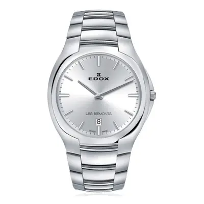 EDOX Les Bémonts Ultra Slim Date Quartz 56003-3-AIN