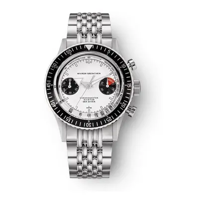 Nivada Grenchen Chronomaster White Panda Inter. Bezel - Manual - Beads of Rice