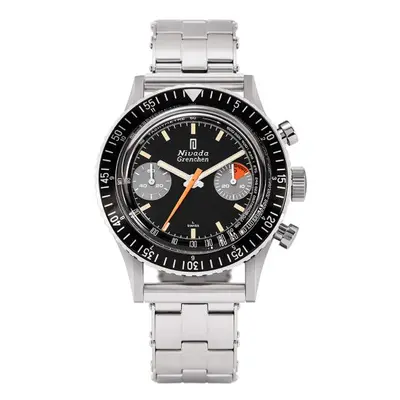 Nivada Grenchen Chronomaster Orange Boy SL Inter. Bezel - Manual - Forstner Rivet