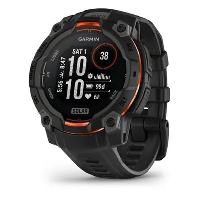 Garmin Instinct® 3 – 45 mm, Solar Černé s černým páskem 010-02934-00