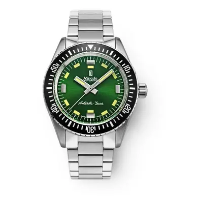 Nivada Grenchen Antarctic Diver Green - Bracelet Flat Link