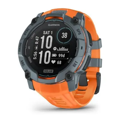 Garmin Instinct® 3 – 50 mm, Solar Twilight s solstice páskem 010-02935-01