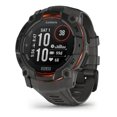 Garmin Instinct® 3 – 50 mm, Solar Black s charcoal páskem 010-02935-00