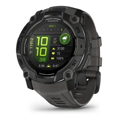 Garmin Instinct® 3 – 50 mm, AMOLED Black s charcoal páskem 010-03020-00