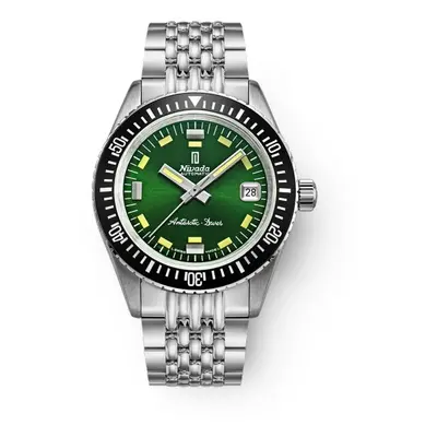 Nivada Grenchen Antarctic Diver Green - Date - Beads of Rice