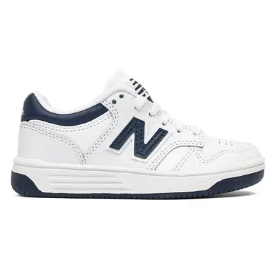 Dětské boty New Balance PSB480WN – bílé