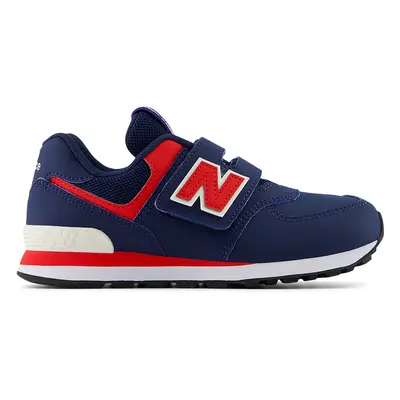 Dětské boty New Balance PV574KIK – tmavomodrá