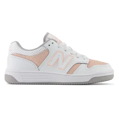 Dětské boty New Balance PSB480VP – bílé