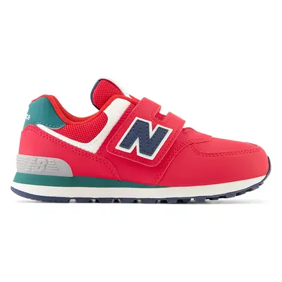 Dětské boty New Balance PV574CU – červené