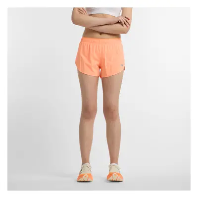 Dámské šortky New Balance WS51288HMO – oranžová