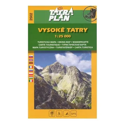 Mapa TATRAPLAN Vysoké Tatry 1:25 000, SJ