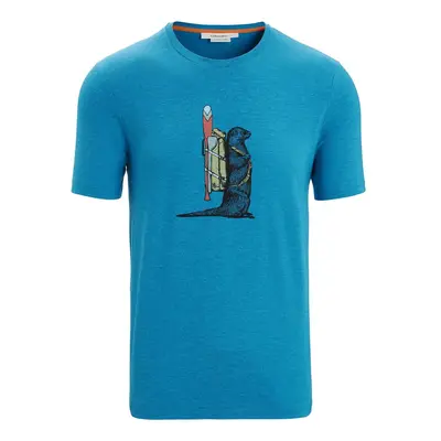 Tričko Icebreaker Merino Central Classic Short Sleeve T-Shirt Otter Paddle