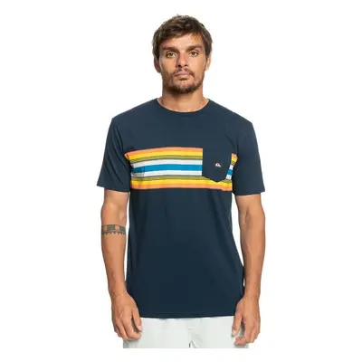 Pánské tričko Quiksilver Surfadelica Stripe Pocket