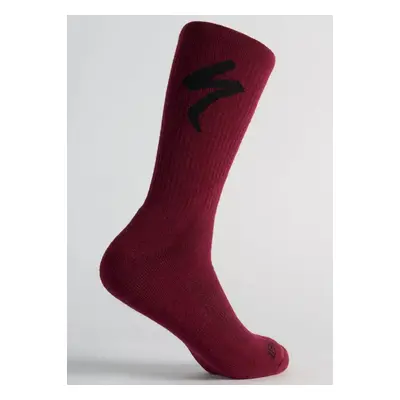 Ponožky Specialized Merino Midweight Tall Logo Socks