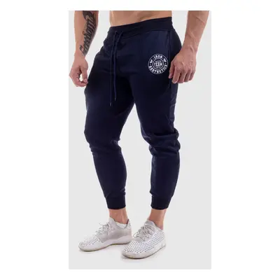 Jogger tepláky Iron Aesthetics Circle Star, navy