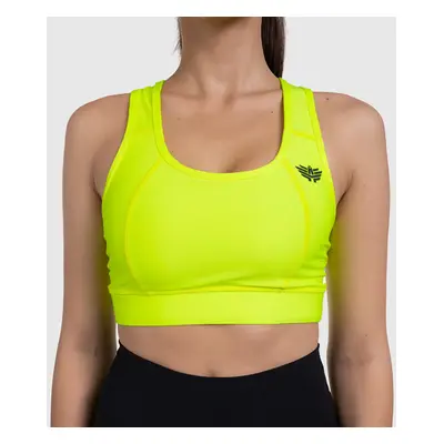 Dámská sportovní podprsenka - Iron Aesthetics, NEON YELLOW