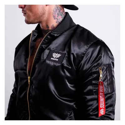 Bomber bunda Aesthetics Skull, black on black