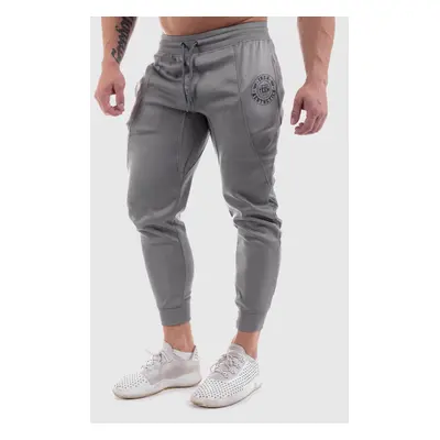 Jogger tepláky Iron Aesthetics Circle Star, šedé