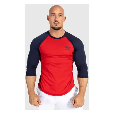 Pánské 3/4 tričko Iron Aesthetics Outline, red/navy