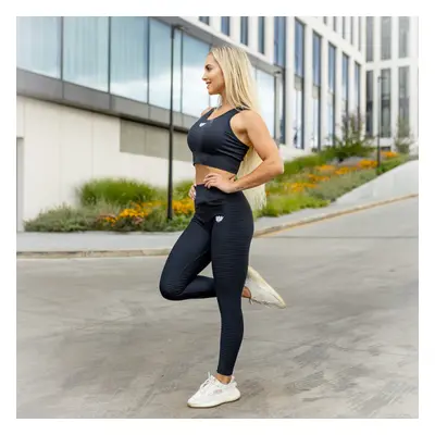 Bezešvá fitness souprava Iron Aesthetics Dynamic, černá