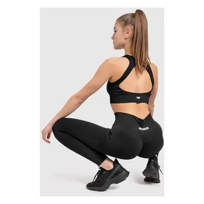 Bezešvá fitness souprava Iron Aesthetics Seamless Butt, černá