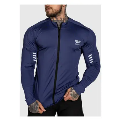 Sportovní top na zip Iron Aesthetics Unstoppable, modrý