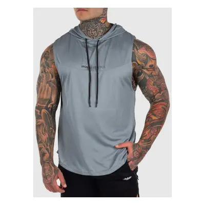 Sportovní tílko Iron Aesthetics Hoodie Tank, šedé