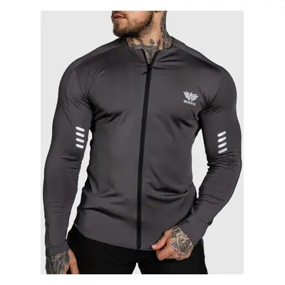 Sportovní top na zip Iron Aesthetics Unstoppable, šedý